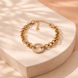 Bracelet Chainette Strass Julia Acier Inoxydable 316L – Doré & Argenté