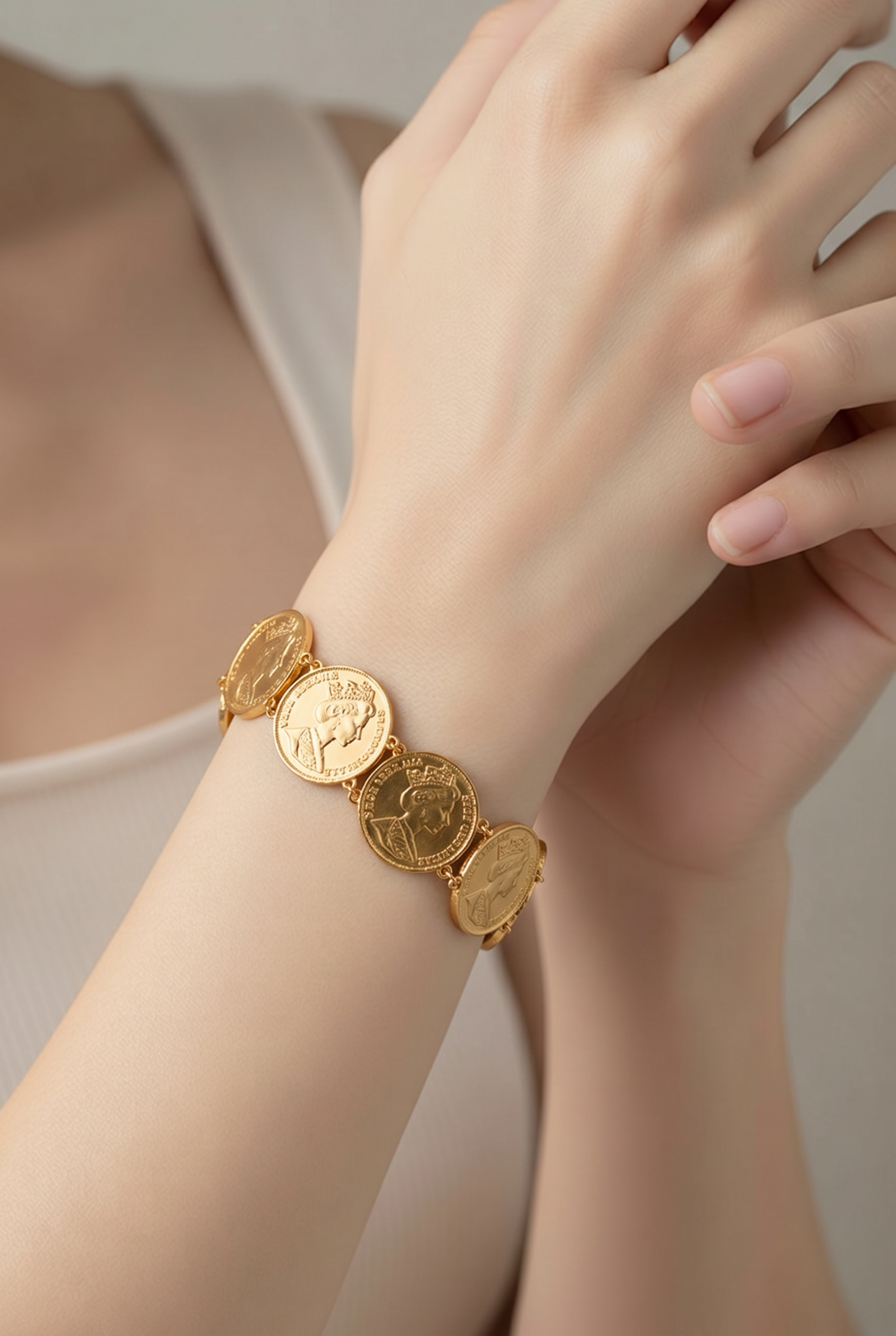 Bracelet Elisabeth – 6 Pièces &amp; Chainette