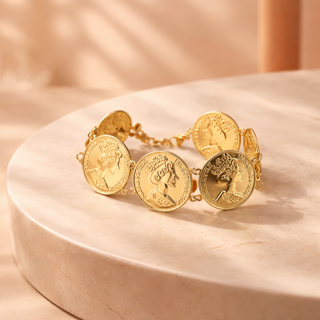 Bracelet Elisabeth – 6 Pièces &amp; Chainette
