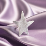 Bague Étoile Charlie Ajustable – Acier Inoxydable 316L