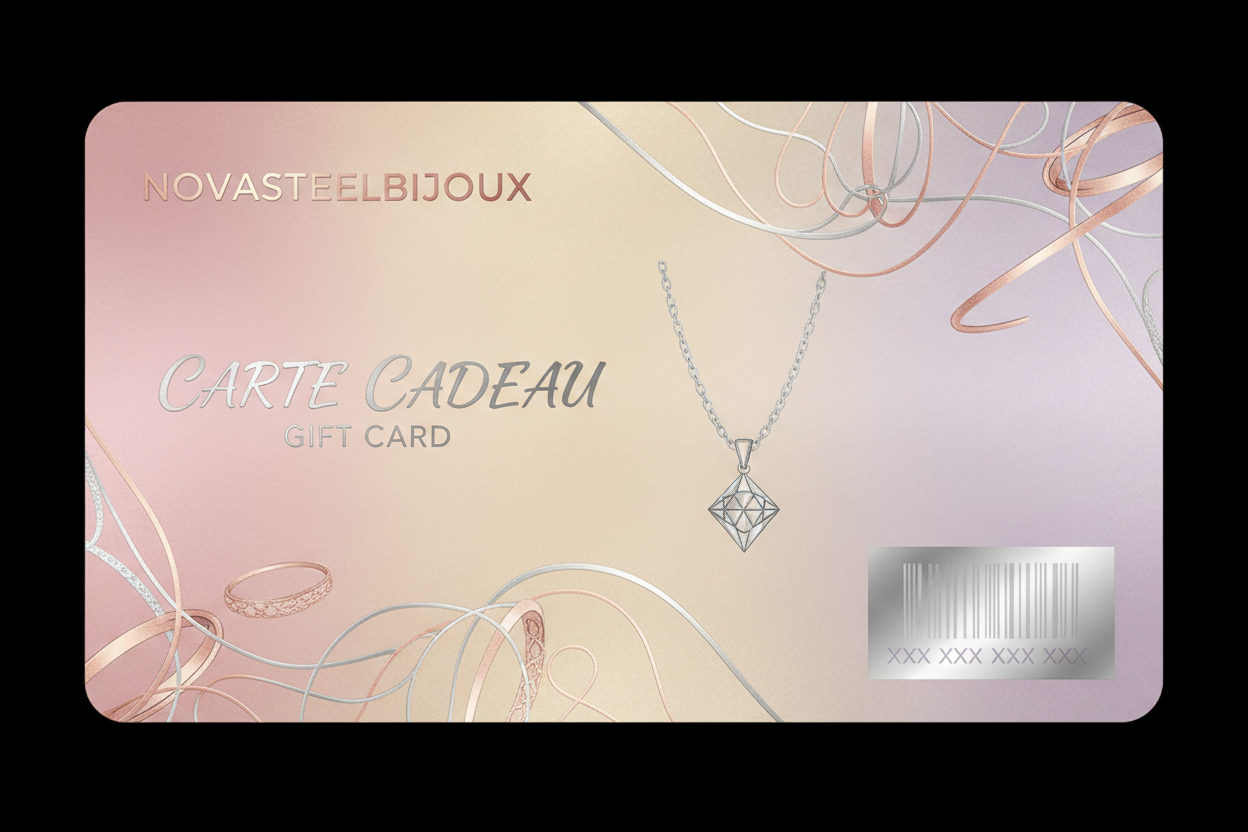 Carte cadeau Novasteelbijoux